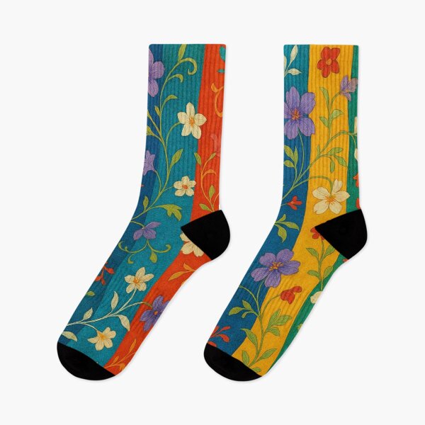 Item preview, Floral stripes full of life designed and sold by Sigtrix.