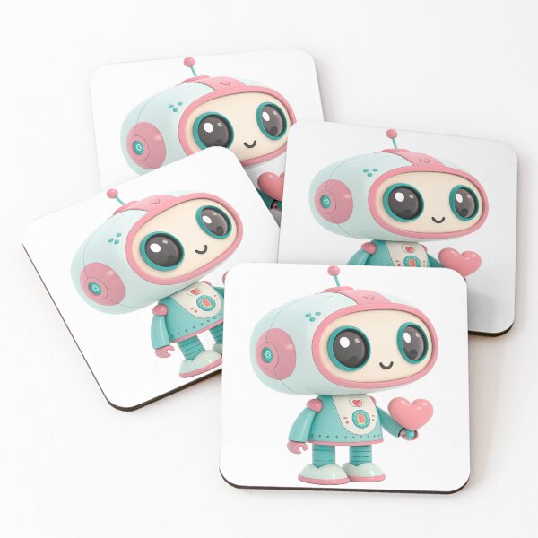 Item preview, Kawaii Style Cute Robot  designed and sold by elkuni.