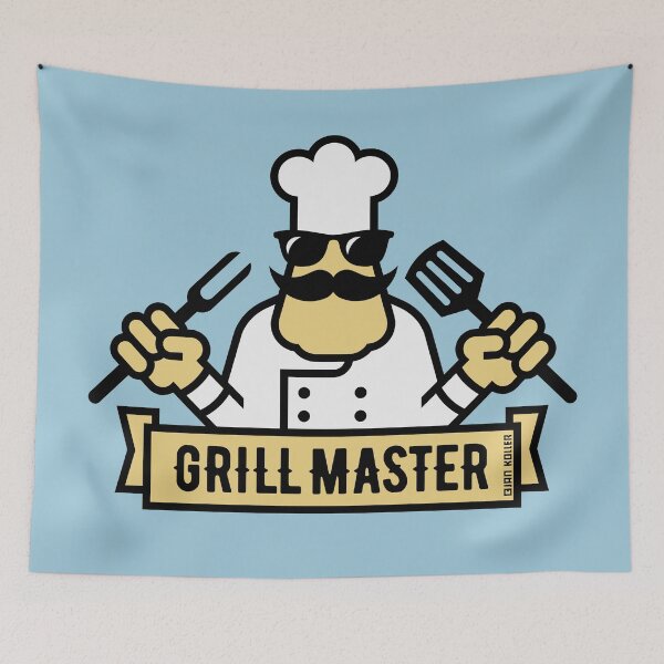 Artikelvorschau, Grill Master (Grillen / Barbecue / BBQ / 3C) entworfen und verkauft von MrFaulbaum.