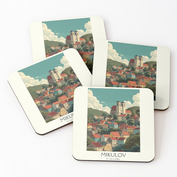 Item preview, Mikulov Czech Republic Vintage Travel Poster - South Moravian Wine Region designed and sold by TuncGK.