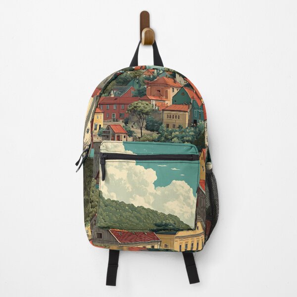 Item preview, Mikulov Czech Republic Vintage Travel Poster - South Moravian Wine Region designed and sold by TuncGK.