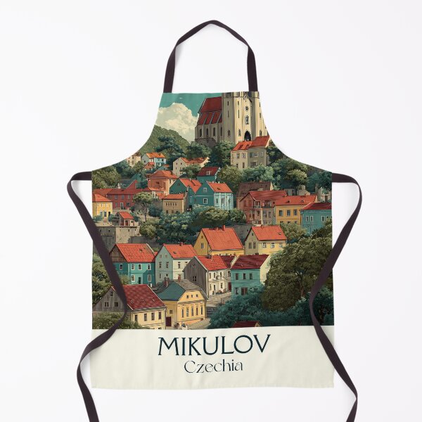 Item preview, Mikulov Czech Republic Vintage Travel Poster - South Moravian Wine Region designed and sold by TuncGK.