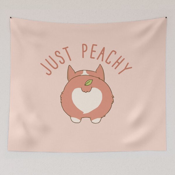 Item preview, Just Peachy Corgi Butt designed and sold by thepawster.