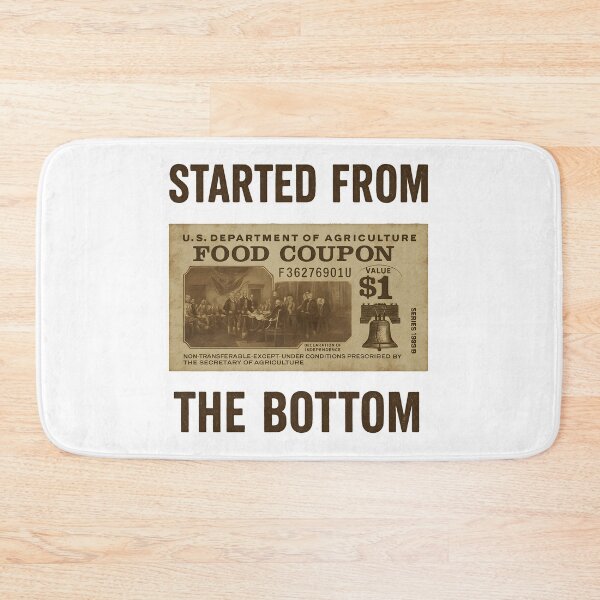 Item preview, started from the bottom food stamp designed and sold by rafalZielinski.