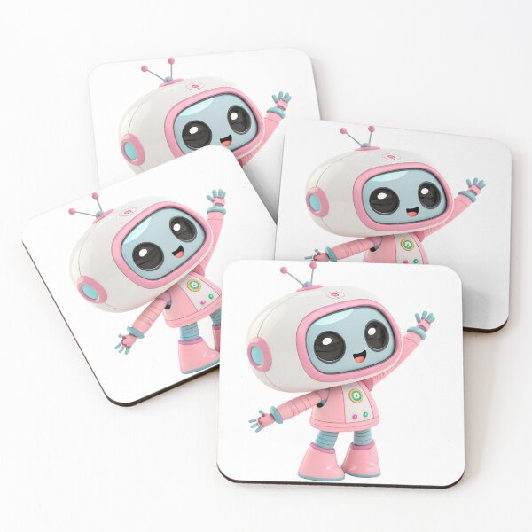 Item preview, Kawaii Style Cute Robot  designed and sold by elkuni.
