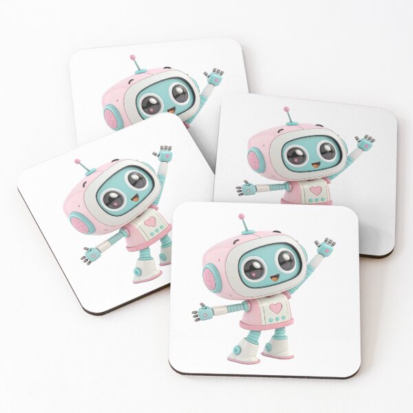 Item preview, Kawaii Style Cute Robot  designed and sold by elkuni.