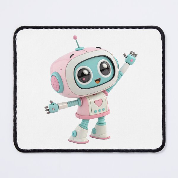 Item preview, Kawaii Style Cute Robot  designed and sold by elkuni.