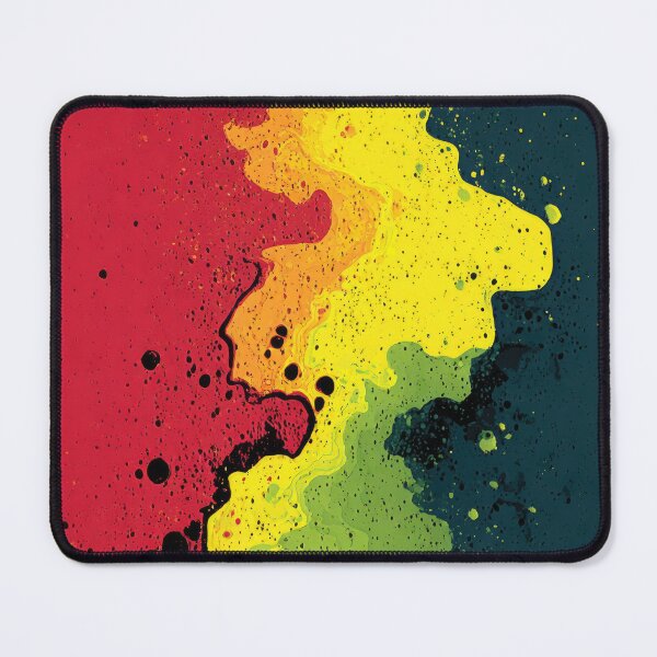 Item preview, Abstract composition in the style of liquid bright colors. designed and sold by Valentinian.