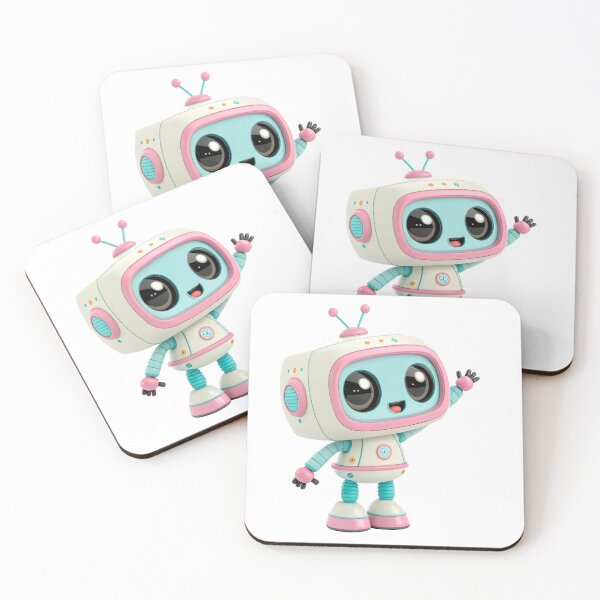Item preview, Kawaii Style Cute Robot  designed and sold by elkuni.