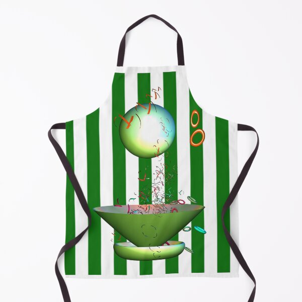 Item preview, Fruit Loops on Green and White designed and sold by Yolanda Caporn Art.