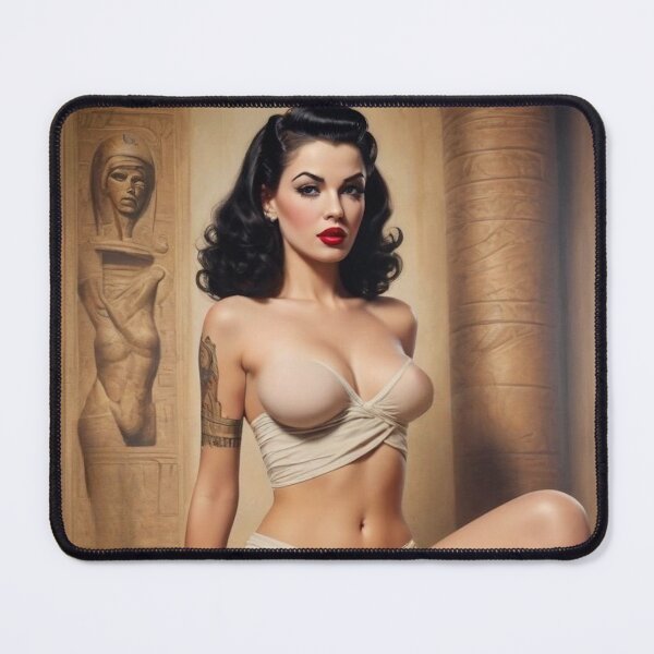 Item preview, Queen Akila – 1940s Vintage Egyptian Pin-Up Majesty designed and sold by MissSaylor.