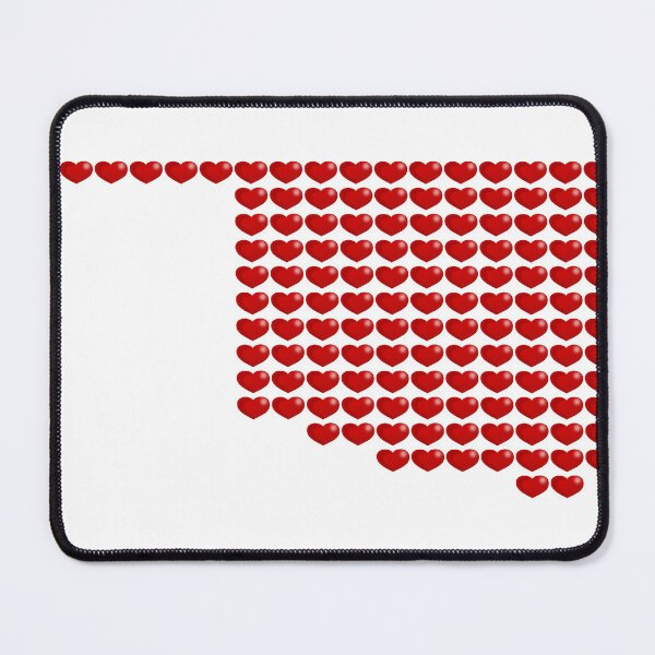 Item preview, Oklahoma Heart Fill designed and sold by TheIconSmith.
