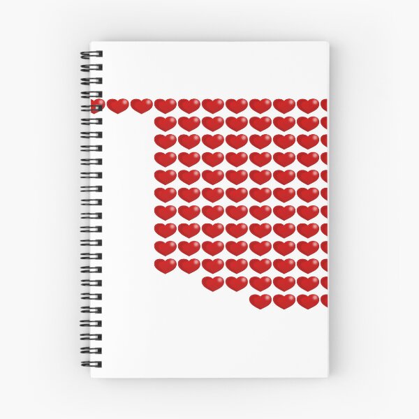Item preview, Oklahoma Heart Fill designed and sold by TheIconSmith.