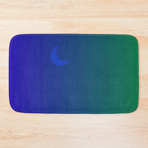 Item preview, Blue/Green Gradient Sky w/Crescent Moon designed and sold by ShaunSandhu.