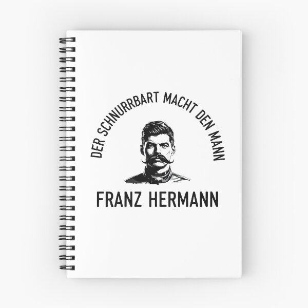 Item preview, Franz Hermann: Der Schnurrbart Macht Den Mann (Black Text) designed and sold by Studio F1Grid.