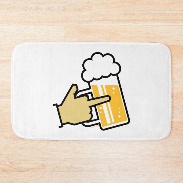 Item preview, Beer Mug With Middle Finger (Ale / L / \ / 3C) designed and sold by MrFaulbaum.