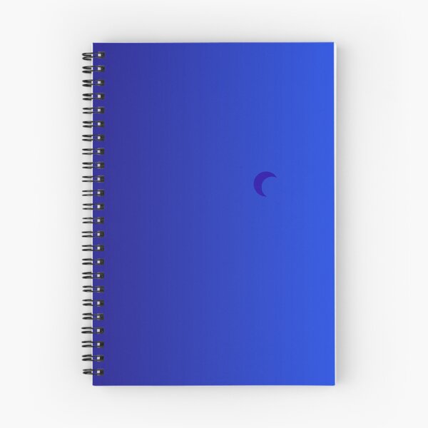 Item preview, Blue Gradient/Shaded Sky w/Crescent Moon designed and sold by ShaunSandhu.