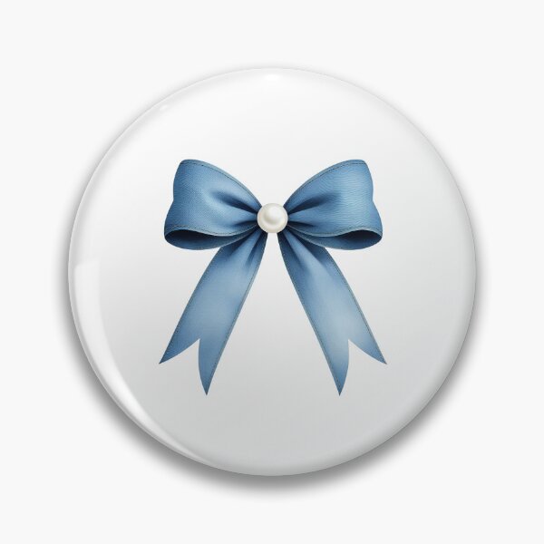 Item preview, Denim Coquette Blue Bow, Blue Jean Bow designed and sold by PrintArtAngie.