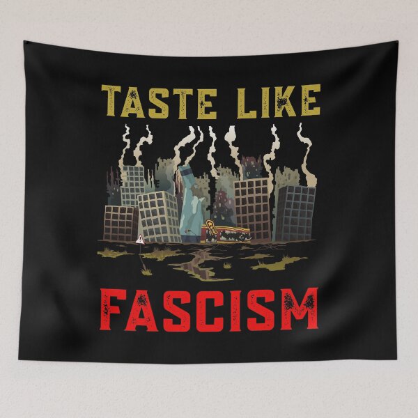 Item preview, Political Protest Pro Democracy Imigration Raid Taste Like Fascism USA Riots designed and sold by Zayavca.