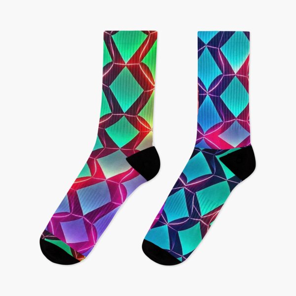 Item preview, Colores neón con patrón geométrico. designed and sold by Dogandesighn.