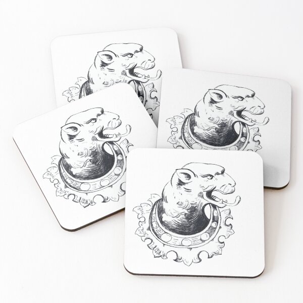 Item preview, Heraldic Lion – Medieval Crest Animal Drawing designed and sold by olenafomina.