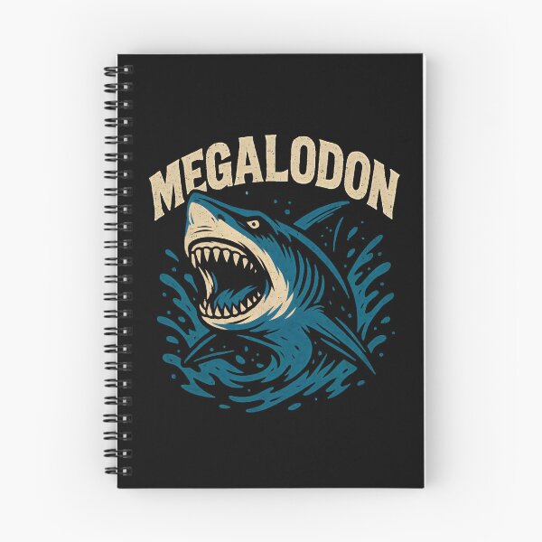 Item preview, “Megalodon – Retro Monster Shark Art | Prehistoric Sea Beast Graphic” designed and sold by Plastic-Beard.