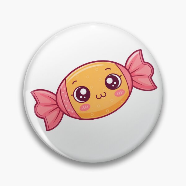 Item preview, Copy of sticker template with sweet candy kawaii character designed and sold by elkuni.