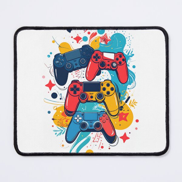 Artikelvorschau, Stapel bunter Gaming-Controller - Gamer Wear entworfen und verkauft von Trendy-Exe.