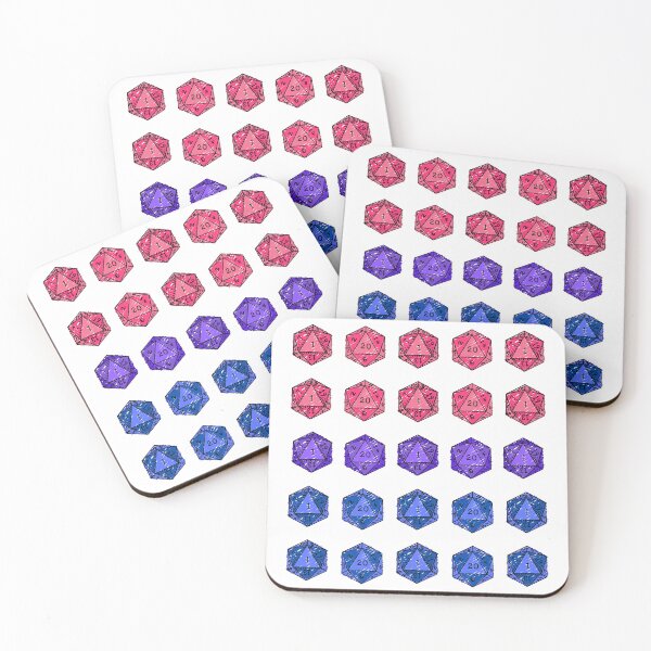 Item preview, Bandera bisexual D20 designed and sold by WhimsiBird.