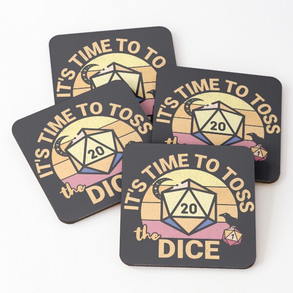 Item preview, It's Time To Toss The Dice - D20 RPG Design designed and sold by Taveren-Tavern.