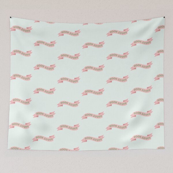 Item preview, "book lover" ribbon banner print designed and sold by libbymercer.
