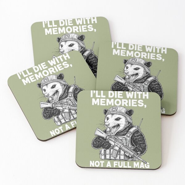 Item preview, I'll die with memories not a full mag opposum designed and sold by rafalZielinski.