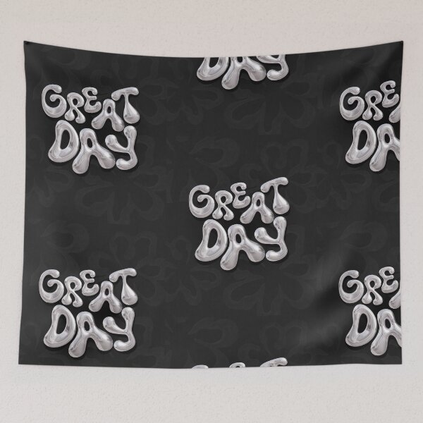 Item preview, Silver Bubble "Great Day" Design designed and sold by NikkaiArts.