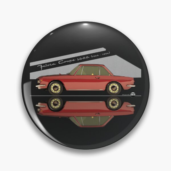 Item preview, Fulvia Coupé 1300 - 1965 -1974 - (Rosso Montebello) – Rally Roots in Style designed and sold by Azaziel.
