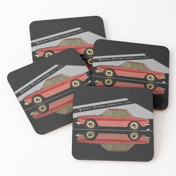Item preview, Fulvia Coupé 1300 - 1965 -1974 - (Rosso Montebello) – Rally Roots in Style designed and sold by Azaziel.
