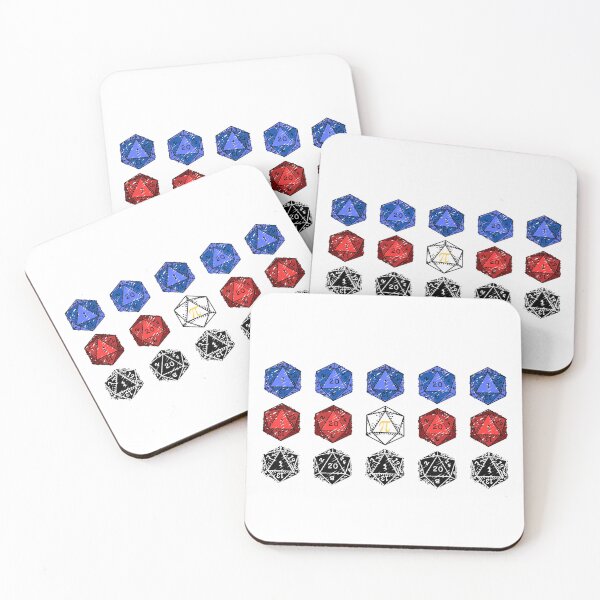 Item preview, Polyamorous flag D20 designed and sold by WhimsiBird.
