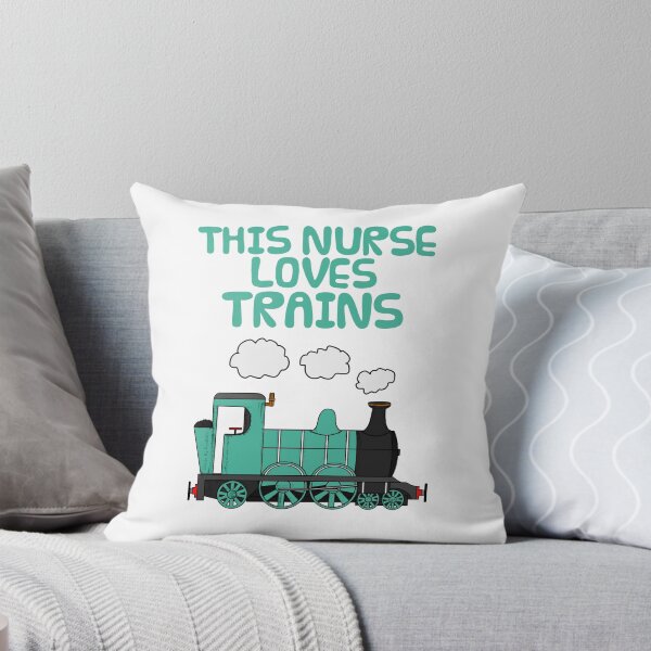 Item preview, This Nurse Loves Trains, Steam Train, Rail Enthusiast designed and sold by doodlerob.