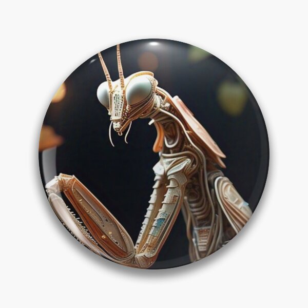 Item preview, The Synthwing Effect– Futuristic Robotic Insect Print designed and sold by Esterlane.