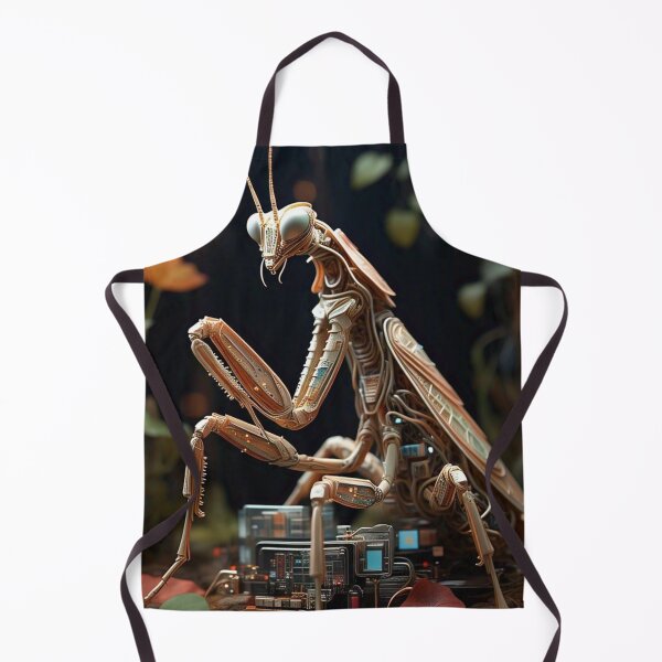 Item preview, The Synthwing Effect– Futuristic Robotic Insect Print designed and sold by Esterlane.