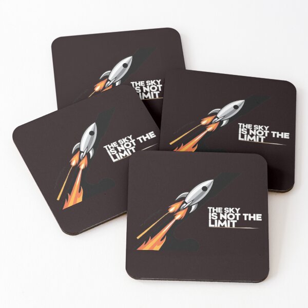 Item preview, The Sky Is Not The Limit Inspirational Graphic T-Shirt designed and sold by eXtraHumans.