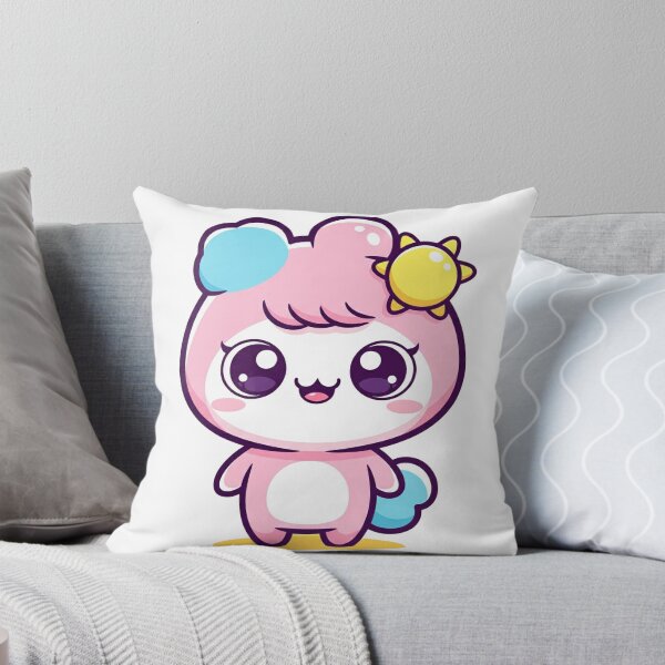 Item preview, Adorable Pink Cloud Sun Creature designed and sold by Palette Portal.