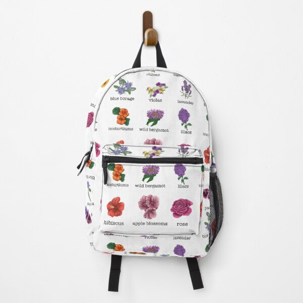 Item preview, Edible flower chart designed and sold by Veganheathen.