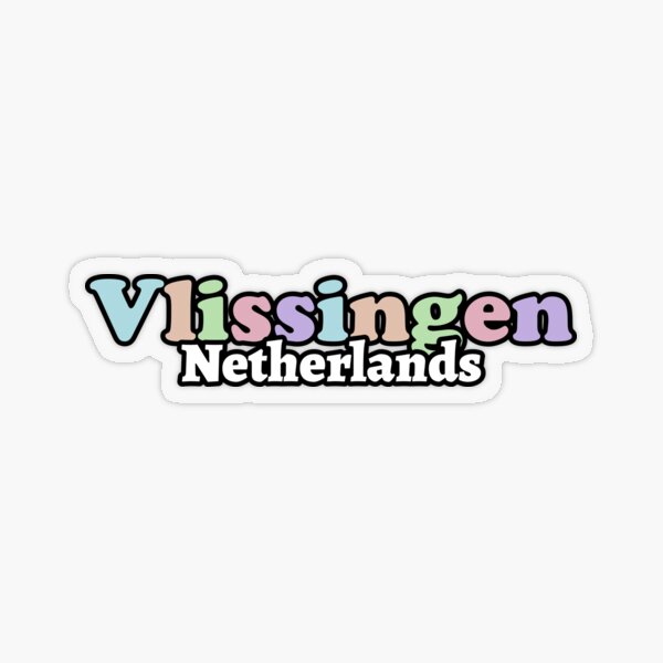 Vlissingen Netherlands Travel Luggage Bumper Transparent Sticker