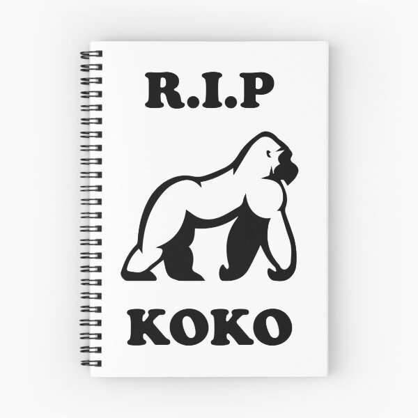 Item preview, RIP Koko - The World's Only Gorilla That Could Talk With Sign Language designed and sold by lookhumandesign.