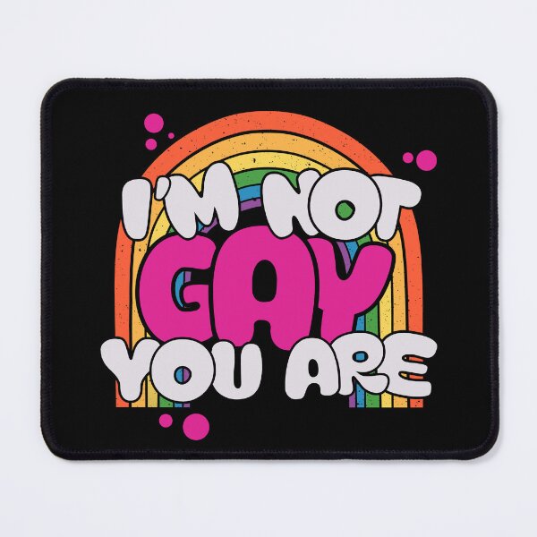 Item preview, I'm Not Gay You Are" Funny Rainbow T-Shirt - Playful LGBTQ+ Humor Pride Design designed and sold by aStro678.