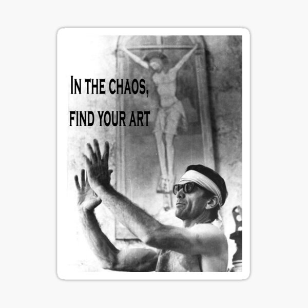 Item preview, In the chaos, find your art: Pier Paolo Pasolini – The Artist in The Decameron designed and sold by VintageManiac.