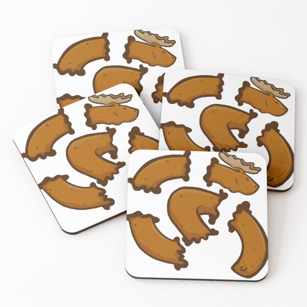 Item preview, Space moose in brown, transparency designed and sold by Kleo Skavinski Art.