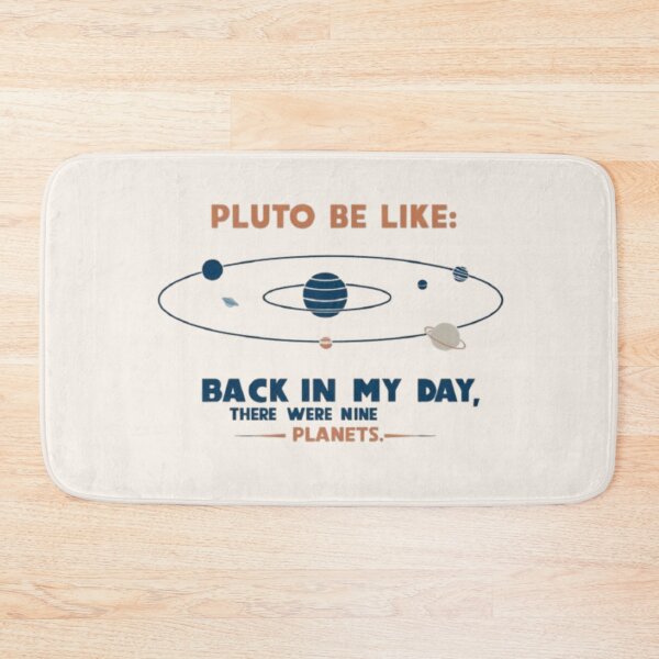 Item preview, Pluto Tribute: Back In My Day, There Were 9 Planets designed and sold by eXtraHumans.