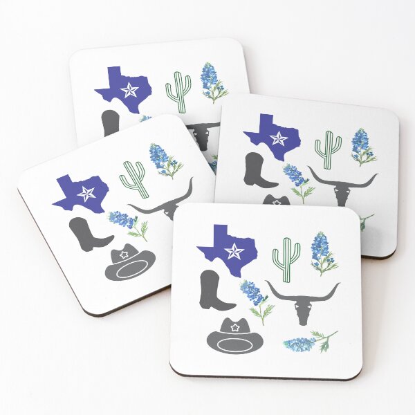 Item preview, Texas Bluebonnets flowers Map designed and sold by Monika Howarth.