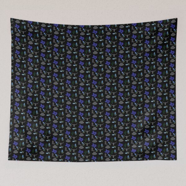 Item preview, Texas Bluebonnets flowers Map designed and sold by Monika Howarth.